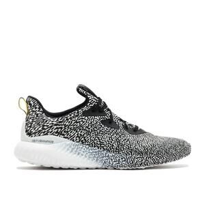 Adidas AlphaBounce Aramis Motion 2016 Mens Size 12 Black White B54366 USED
